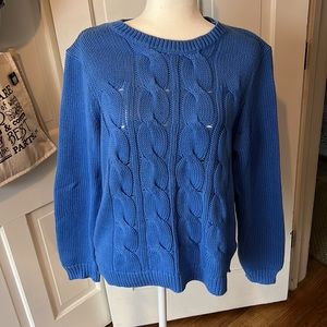 J. Crew 100% cotton crewneck sweater. Size L.